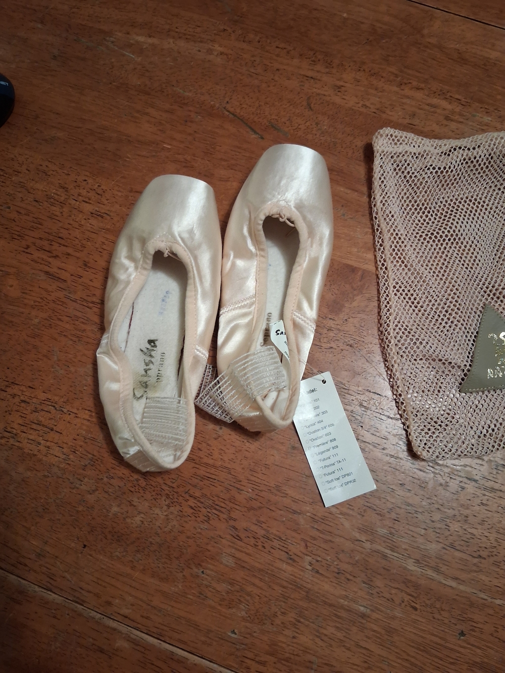 Bloch Satin Ballet Flats in Pale Pink Champagne